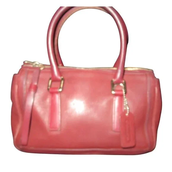 Coach Vintage 1999 Legacy Bonnie Cashin Oxblood Burgundy full grain leather bag - Picture 2 of 12